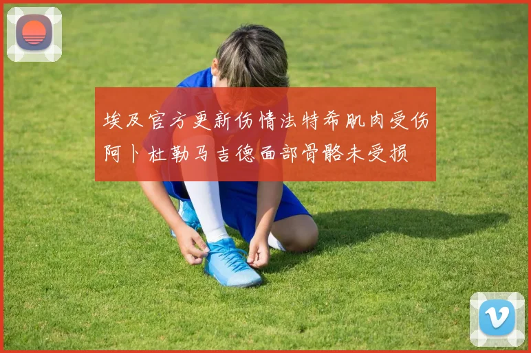 埃及官方更新伤情法特希肌肉受伤阿卜杜勒马吉德面部骨骼未受损